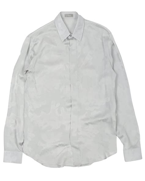 dior button up grey.